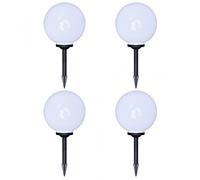 VidaXL Pack 4 Lámparas Solares LED para Jardín 30cm