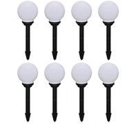 VidaXL Pack 8 Lámparas Solares LED para Jardín 15cm