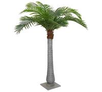 vidaXL Palmera Artificial con 15 Hojas Verde 200 cm