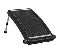vidaXL Panel Calefactor Solar para Piscina Curvada Sistema de Calefacción Calentador Agua Caliente Sol de Energía Ecológica Ángulo Ajustable 72,5x46cm