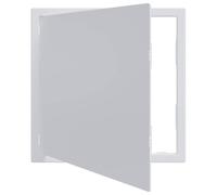 vidaXL Panel de Acceso 1 Pc Blanco Multiusos Interior Ajustable Diseño Moderno Resistente al Agua Cubierta Oculta para Servicio Techo Pared Mantenimiento DIY