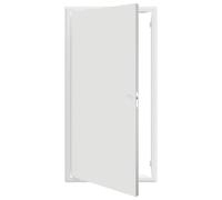 vidaXL Panel de Acceso Blanco 30 x 60 cm de Acero Tratado en Polvo. Acabado Mate. Tiene un Mecanismo de Bloqueo Seguro y es Opaco. Sirve para Interior y Exterior, con Instalación Fácil. Es Resistent