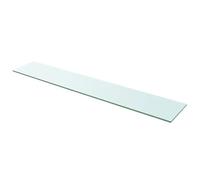 vidaXL Panel de Estante de Vidrio Templado Modelo Claro con Medidas 110x20 cm