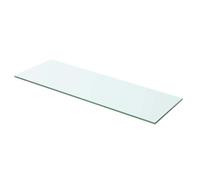 vidaXL Panel de Estante Vidrio Claro 60x15 cm