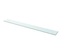 vidaXL Panel de estante de vidrio templado Modelo Claro 110x12 cm