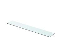 vidaXL Panel de estante de vidrio templado Modelo Claro 80x12 cm