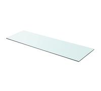 vidaXL Panel de Estante Vidrio Claro 90x30 cm