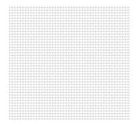 vidaXL Panel de Malla de Alambre Rizado 50x50cm 11x11x2 mm Acero Vallas Jardín