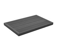 vidaXL Panel de Suelo para Ducha Solar Escalera Piscina WPC Accesorios Jardin