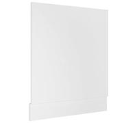 vidaXL Panel Delantero Lavavajillas Cocina Proteger Electrodoméstico Duradero Diseño Sencillo Fácil de Limpiar de Contrachapada Blanco 59,5x3x67 cm