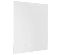 vidaXL Panel Delantero Lavavajillas Cocina Proteger Electrodoméstico Duradero Diseño Sencillo Fácil de Limpiar de Contrachapada Blanco 59,5x3x67 cm