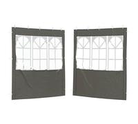 vidaXL Panel Lateral de Tienda para Fiestas 2 pcs 200 x 195 cm, Toldo Rectangular Moderno, decoración de Evento, Refugio Temporal, reunión al Aire Libre, Resistente al Sol y al Agua