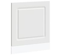 vidaXL Panel para lavavajillas Kalmar Blanco 60x1,5x67 cm, Panel Frontal de lavavajillas, Panel, Panel de Puerta Frontal de lavavajillas