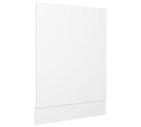 vidaXL Panel Delantero para Lavavajillas Cocina Proteger Electrodoméstico Duradero Diseño Sencillo Fácil de Limpiar Contrachapada Blanco 45x3x67 cm