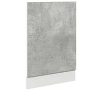 vidaXL Panel lavavajillas Gris Cemento 45x3x67 cm