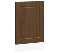 vidaXL Panel para lavavajillas Porto Madera contrachapada Roble marrón, Panel Frontal de lavavajillas, Panel, Panel de Puerta Frontal de lavavajillas