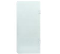 vidaXL Panel Privacidad Urinario de Pared Vidrio Templado Ocultación Diseño Simple Funcional Resistente Accesorios para Oficinas Comercios 90x40cm