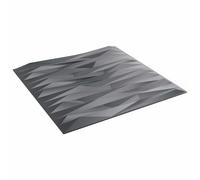 vidaXL Paneles de Pared 12 pcs Gris Piedra 50x50 cm Espuma XPS, Decoración de Dormitorio, Paneles de Pared Modernos, 3D fáciles de Limpiar, diseño Personalizado para residencial