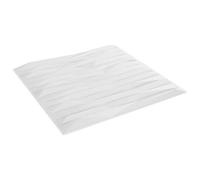 vidaXL Paneles de pared 12 pcs Piedra Blanca 50x50 cm Espuma XPS, Decoración de dormitorio, paneles de pared modernos, 3D fáciles de limpiar, diseño personalizado para residencial