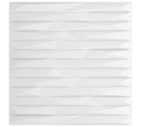Paneles De Pared 12 Uds Xps Piedra Blanco 50x50 Cm 3 M² Vidaxl