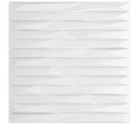 Paneles De Pared 48 Uds Xps Piedra Blanco 50x50 Cm 12 M² Vidaxl