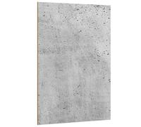 vidaXL Paneles Decorativos 12 pcs Gris Concreto 15 x 21 x 0.27 cm, Paneles Decorativos rectangulares, Modernos, de Madera, Ideales para tu Sala de Manualidades y Suministros artísticos