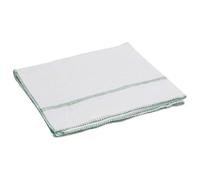 vidaXL Paños de Limpieza 5 uds Blancas con Rayas Verdes 50x60 cm, bayeta de Limpieza, mopa para Suelos, bayeta Absorbente, Trapo de Limpieza