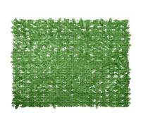vidaXL Pantalla de Balcón con Hojas, Malla Protectora Exterior, Pantalla de Privacidad, Valla para Muros Balcón Jardín Terraza, Verde