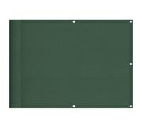 vidaXL Pantalla de Balcón, Mampara de Privacidad, Toldo Protector, Decoración para Jardín Patio Terraza Piscina, 100% Poliéster Oxford Verde Oscuro