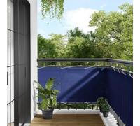 vidaXL Pantalla de Balcón, Mampara de Privacidad, Toldo Protector, Decoración para Jardín Patio Terraza Piscina, 100% Poliéster Oxford Azul
