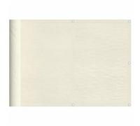 vidaXL Pantalla de Balcón, Mampara de Privacidad, Toldo Protector, Decoración para Jardín Patio Terraza Piscina, 100% Poliéster Oxford Crema