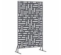 vidaXL Pantalla de Privacidad Antracita 100 x 50 x 180 cm Acero, Pantalla de privacidad Moderna para jardín y terraza, Separador Exterior, Panel de Acero Rectangular