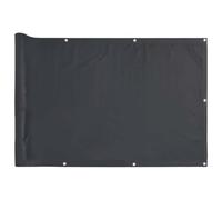 vidaXL Pantalla de privacidad de balcón PVC Gris Antracita 600x90 cm, Rollo de Valla, Tira de Valla, Pantalla de Valla de privacidad