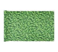 vidaXL Pantalla de privacidad de balcón PVC Plantas Verde 500x90 cm, Rollo de Valla, Tira de Valla, Pantalla de Valla de privacidad, Pantalla de Valla