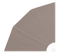 vidaXL Pantalla de Privacidad para Balcón Taupé 140 x 140 cm Poliéster, Pantalla de privacidad Ajustable, Moderna y Plegable para balcón, Resistente al Clima y UV, ¡Ideal para Jardines