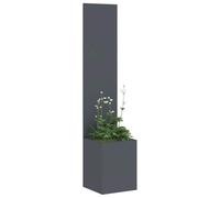 vidaXL Pantalla de Privacidad para Jardín Antracita 32 x 32 x 150 cm, Divisor Moderno para Jardín y Terraza, Pantalla de Privacidad Estilizada, Incrustaciones Decorativas, Enclosure Contemporáneo