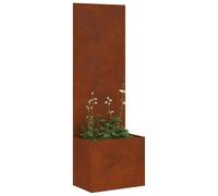 vidaXL Pantalla de Privacidad para Jardín Oxidado 50 x 32 x 150 cm, Divisor Moderno para Jardín y Terraza, Pantalla de Privacidad Estilizada, Incrustaciones Decorativas, Enclosure Contemporáneo