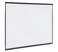 vidaXL Pantalla de proyección colgante de pared 100 pulgadas 4:3, pantalla de proyección, pantalla de proyección manual, pantalla de presentación de oficina