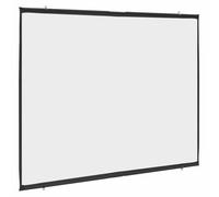 vidaXL Pantalla de proyección colgante de pared 100 pulgadas 4:3, pantalla de proyección, pantalla de proyección manual, pantalla de presentación de oficina