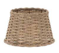 vidaXL Pantalla para lámpara Mimbre marrón Ø38x23 cm, Pantalla de lámpara de Techo, Pantalla de lámpara de mesilla, Pantalla de lámpara de Mimbre