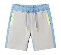 vidaXL Pantalón Corto Infantil con Cordón Bolsillos Shorts Ropa de Niños Azul 104