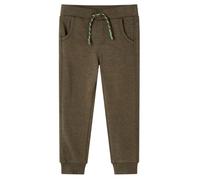 vidaXL Pantalón de Chándal Infantil Cintura con Cordón Ropa Niños Caqui Mélange 128