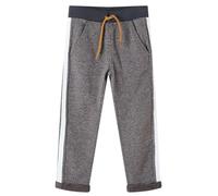 vidaXL Pantalón de Chándal Infantil con Cordón Ropa Niños Gris Oscuro Mélange 104
