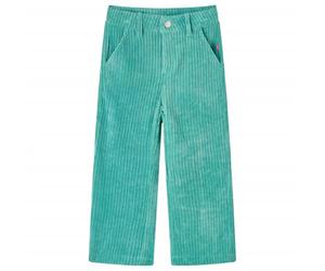 vidaXL Pantalón Infantil de Pana Verde Menta 128
