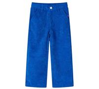 vidaXL Pantalón Infantil Ropa de Niños con Cintura Elástica Pana Azul Cobalto 128