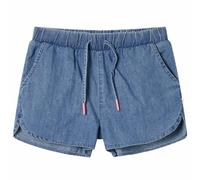 vidaXL Pantalones Cortos Infantiles Ropa para Niños con Bolsillo Azul Vaquero 104