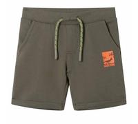 vidaXL Pantalones Cortos Infantiles con cordón Caqui Oscuro 116