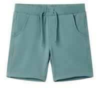 vidaXL Pantalones cortos infantiles con cordón color azul petróleo claro 128