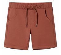 vidaXL Pantalones Cortos Infantiles con cordón marrón 116