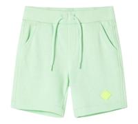 vidaXL Pantalones Cortos Infantiles con Cordón Bolsillos Ropa Niños Verde Chillón 128
